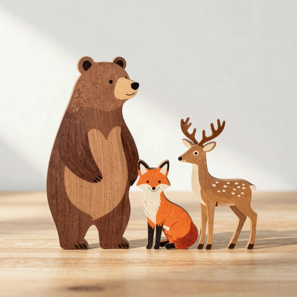 Forest Animal Stacking Puzzle