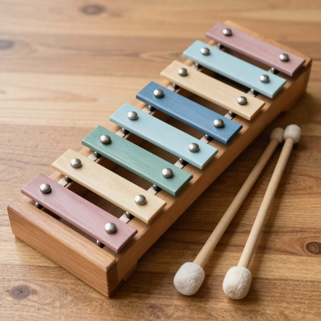 Pastel Wooden Xylophone